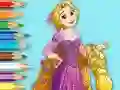 שפּיל Coloring Book: Princess Rapunzel אָנליין