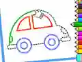 שפּיל Toddler Drawing: Cute Car אָנליין