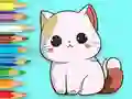 שפּיל Coloring Book: Cute Kitten אָנליין