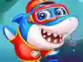 שפּיל Little Panda Shark Family אָנליין