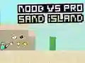 שפּיל Noob vs Pro Sand Island אָנליין
