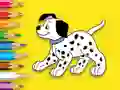 שפּיל Coloring Book: Cute Spotted Dog אָנליין
