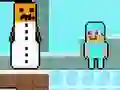 שפּיל Noob vs Pro Snowman אָנליין