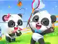 שפּיל Jigsaw Puzzle: Baby Panda Spring Outing אָנליין
