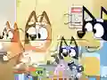 שפּיל Jigsaw Puzzle: Bluey Shopping Day אָנליין