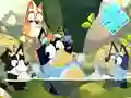 שפּיל Jigsaw Puzzle: Bluey Pool Spa אָנליין