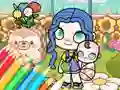 שפּיל Coloring Book: Avatar World Babycare אָנליין