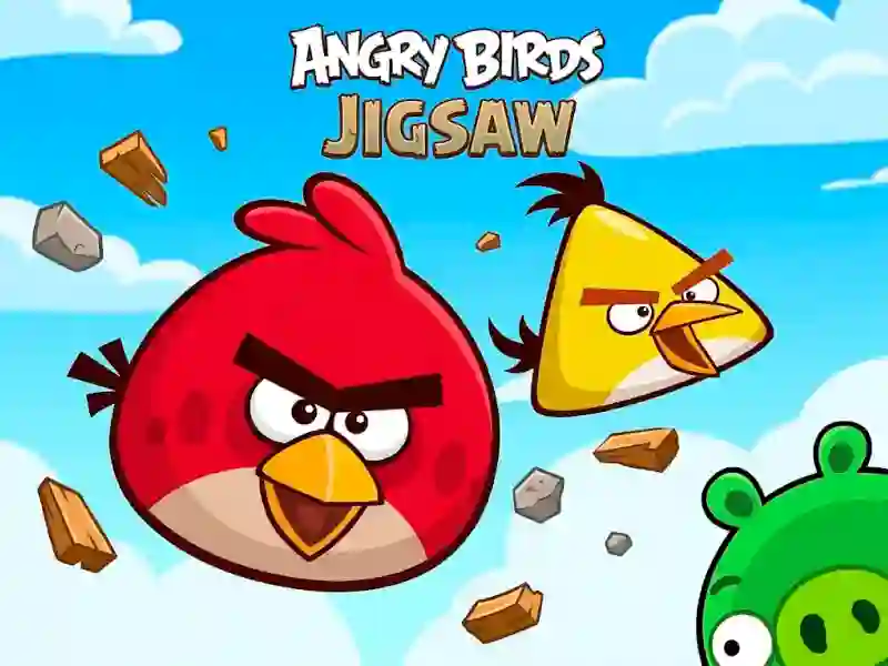 שפּיל Angry Birds Jigsaw אָנליין