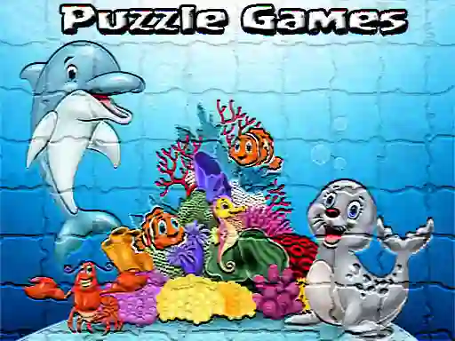 שפּיל Puzzle Cartoon Kids Games אָנליין