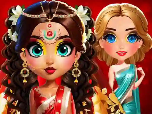 שפּיל Asoka Makeup Indian Bride אָנליין