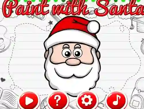 שפּיל Paint With Santa אָנליין