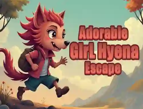 שפּיל Adorable Girl Hyena Escape אָנליין