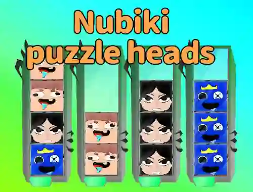 שפּיל Nubiki Puzzle Heads אָנליין