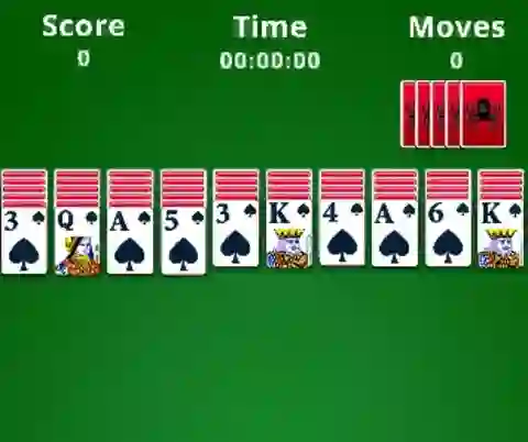 שפּיל Spider Solitaire אָנליין