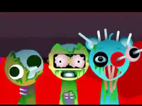 שפּיל Sprunki Music Scary Beat Box אָנליין