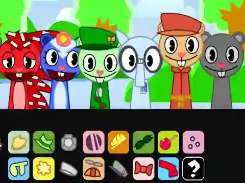 שפּיל Happy Sprunk Friends אָנליין