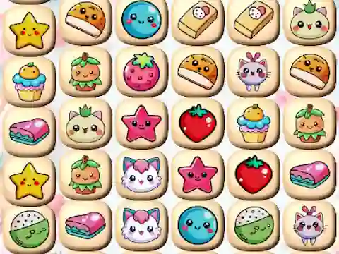 שפּיל Sweet Tile Puzzle אָנליין