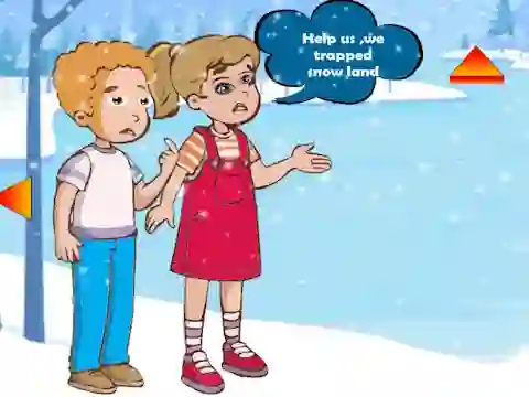 שפּיל Siblings Escaped Snow Land אָנליין