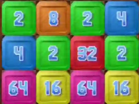 שפּיל 2048: Wood Block אָנליין