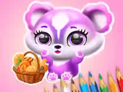 שפּיל Coloring Book: Fluffy Picnic אָנליין