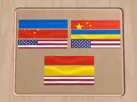 שפּיל Flag Puzzle Jam: Collect Flags אָנליין