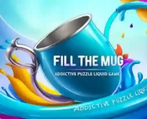שפּיל Fill the Mug Addictive Puzzle Liquid Game אָנליין