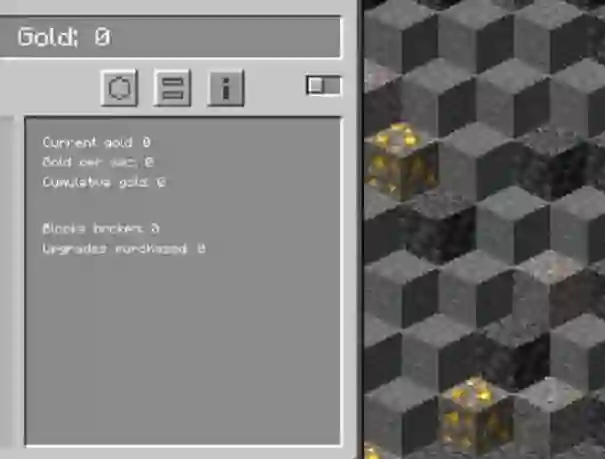 שפּיל Minecraft Gold Clicker אָנליין