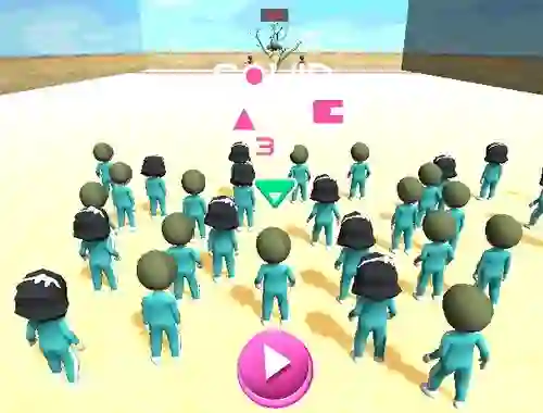 שפּיל Squid Game Race 3d אָנליין