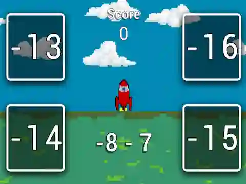 שפּיל Rocket Math אָנליין