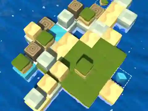 שפּיל Cube Island: ASMR Relax Puzzle אָנליין