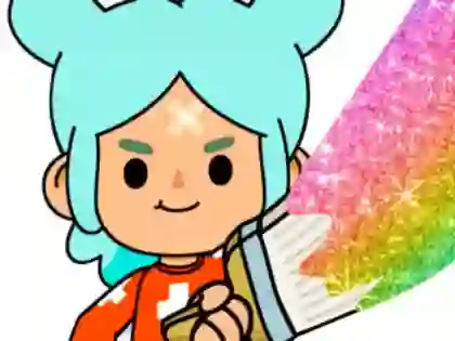 שפּיל Coloring Book: Toca Boca Rita אָנליין