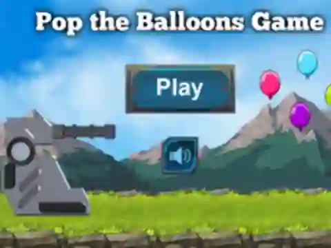 שפּיל Pop The Balloons Game אָנליין