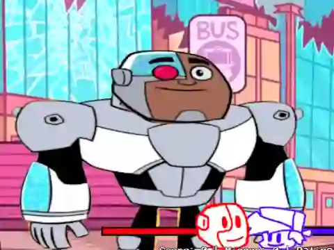 שפּיל Friday Night Funkin' vs Cyborg: Full Week אָנליין