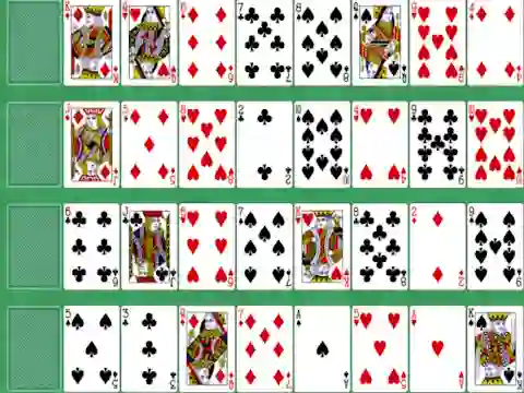 שפּיל Cards: Solitaire Carpet אָנליין