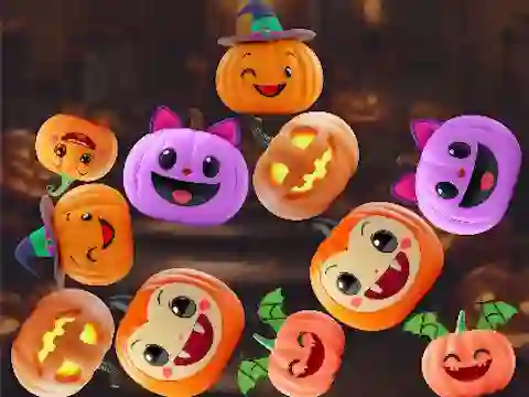שפּיל Merge Connect Pumpkins: Halloween! אָנליין