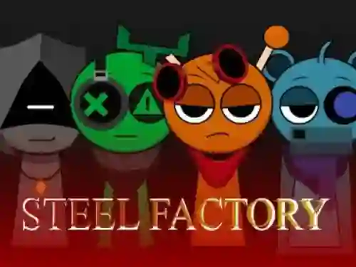 שפּיל Sprunki x SepBox: Steel Factory אָנליין