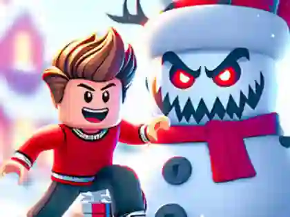 שפּיל Jigsaw Puzzle: Roblox Snowball Battle אָנליין