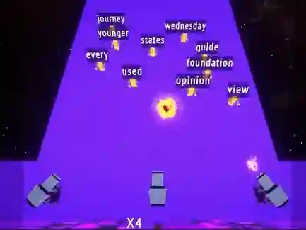 שפּיל Neon Defense: Type! אָנליין