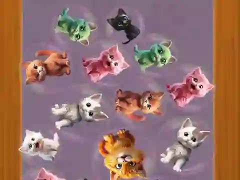 שפּיל Merge Cats: 2048! אָנליין