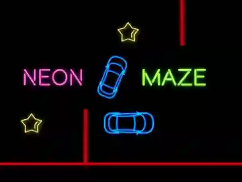שפּיל Neon Car Maze אָנליין