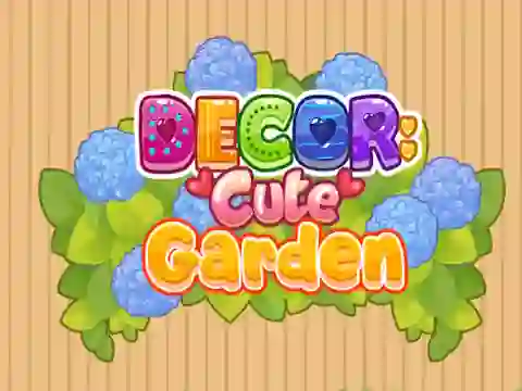 שפּיל Decor: Cute Garden אָנליין