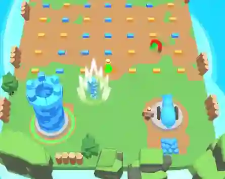 שפּיל Tower Clash: Collect Bricks אָנליין
