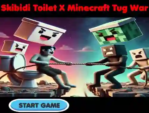 שפּיל Skibidi Toilet X Minecraft Tug War אָנליין