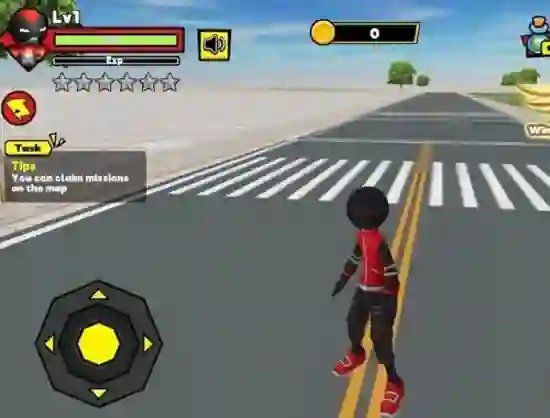 שפּיל Stick Rope Hero אָנליין