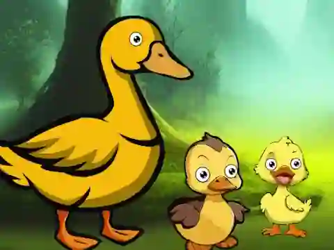 שפּיל Duck Family Reach Pond אָנליין