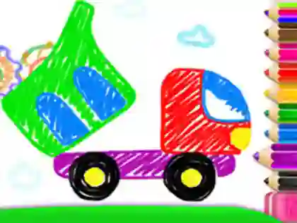 שפּיל Toddler Drawing: Tanker Truck אָנליין