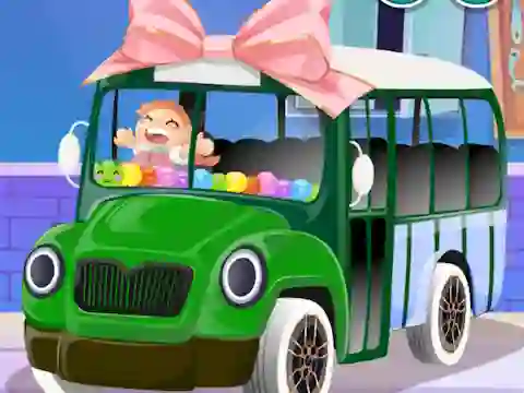 שפּיל Decor: School Bus אָנליין