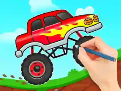 שפּיל Coloring Book: Monster Truck אָנליין