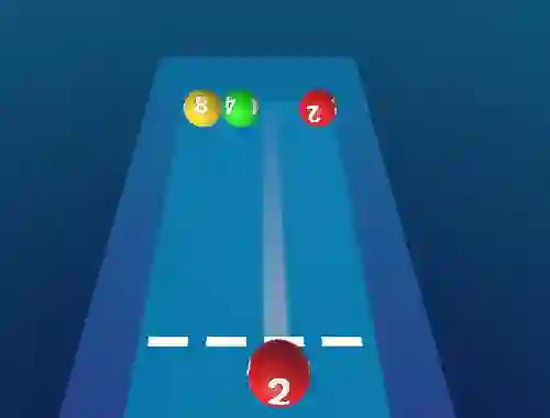 שפּיל Merge The Balls 2048 Billiards! אָנליין