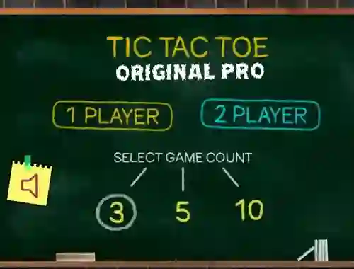 שפּיל Tic Tac Toe Original Pro אָנליין